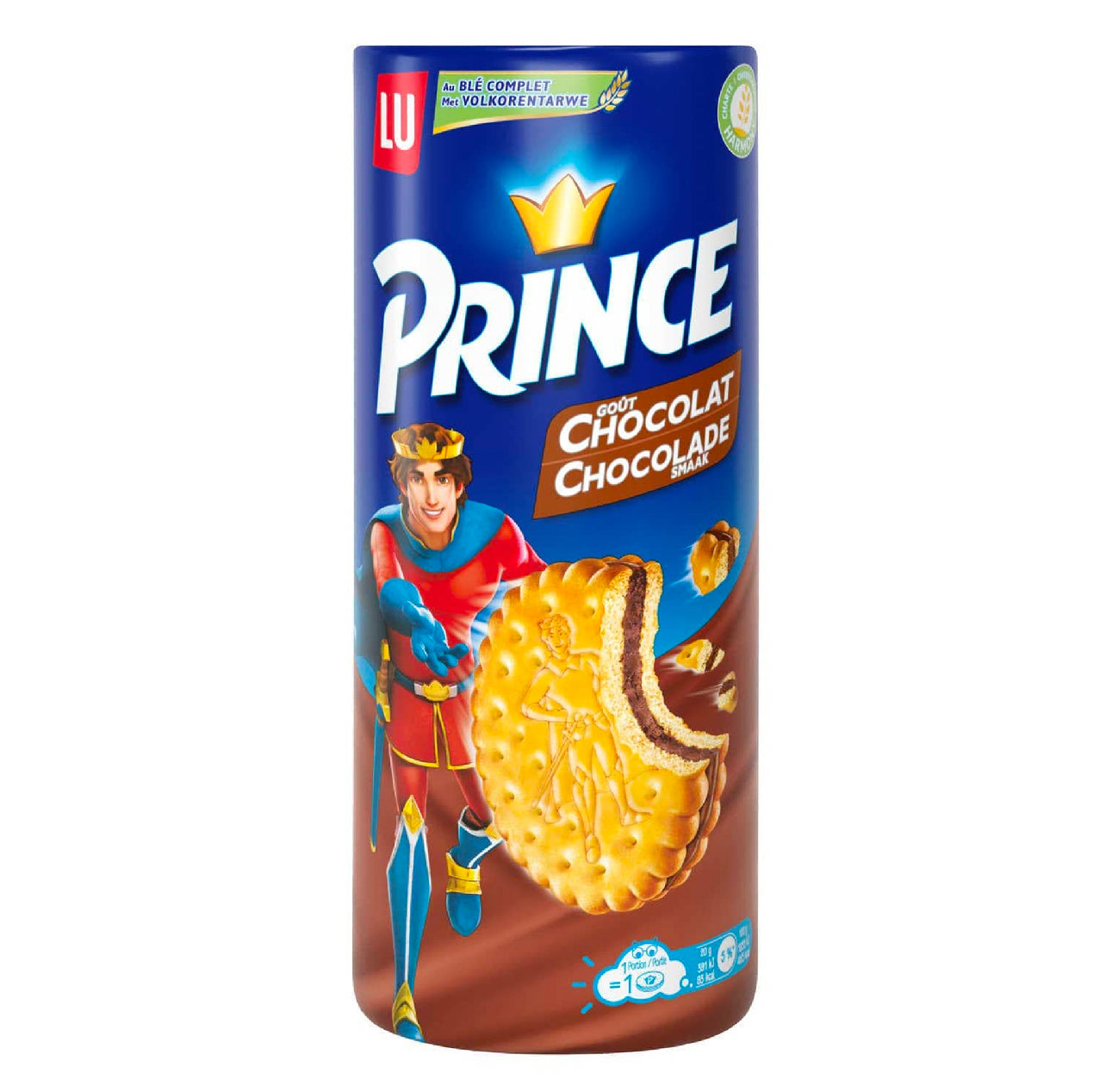 Prince LU Full Chocolate Sandwich Cookies – 300g (10.5 oz)