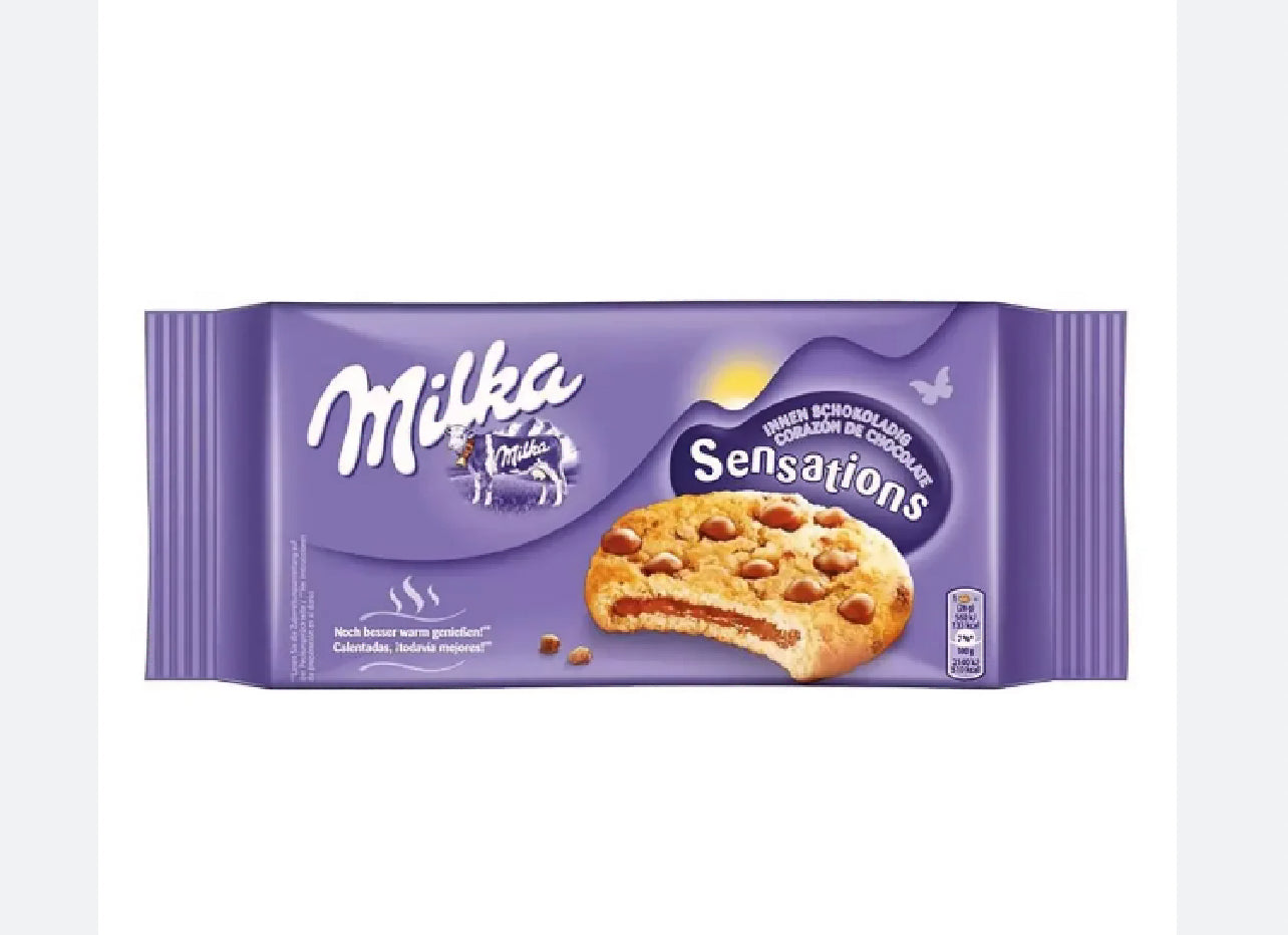 Milka Sensations Soft Inside Choco Cookies – 156g (5.5oz)